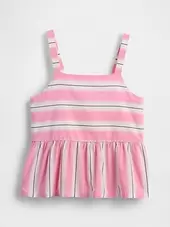 Kids Poplin Peplum Top