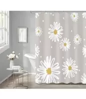 SPA DAISY SHOWER CURTAIN AST 70X72"