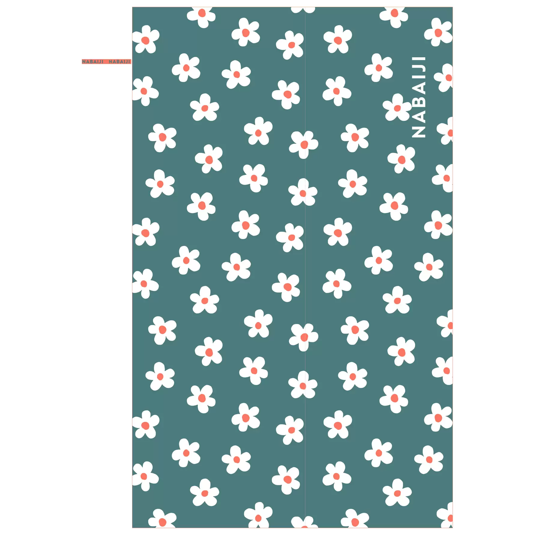 Microfibre Towel XL with Print, 110 x 175 cm