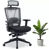 MotionGrey Cloud Mesh Ergonomic Office Chair with Adjustable Armrest High Mesh - Desk Computer Chairs Perfect for Home Gaming And Commercial Offices - Black - Only on Best Buy