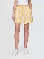 100% Linen Easy Shorts