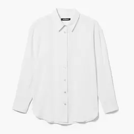 Ellen Tracy Linen Blend Button-Up Shirt