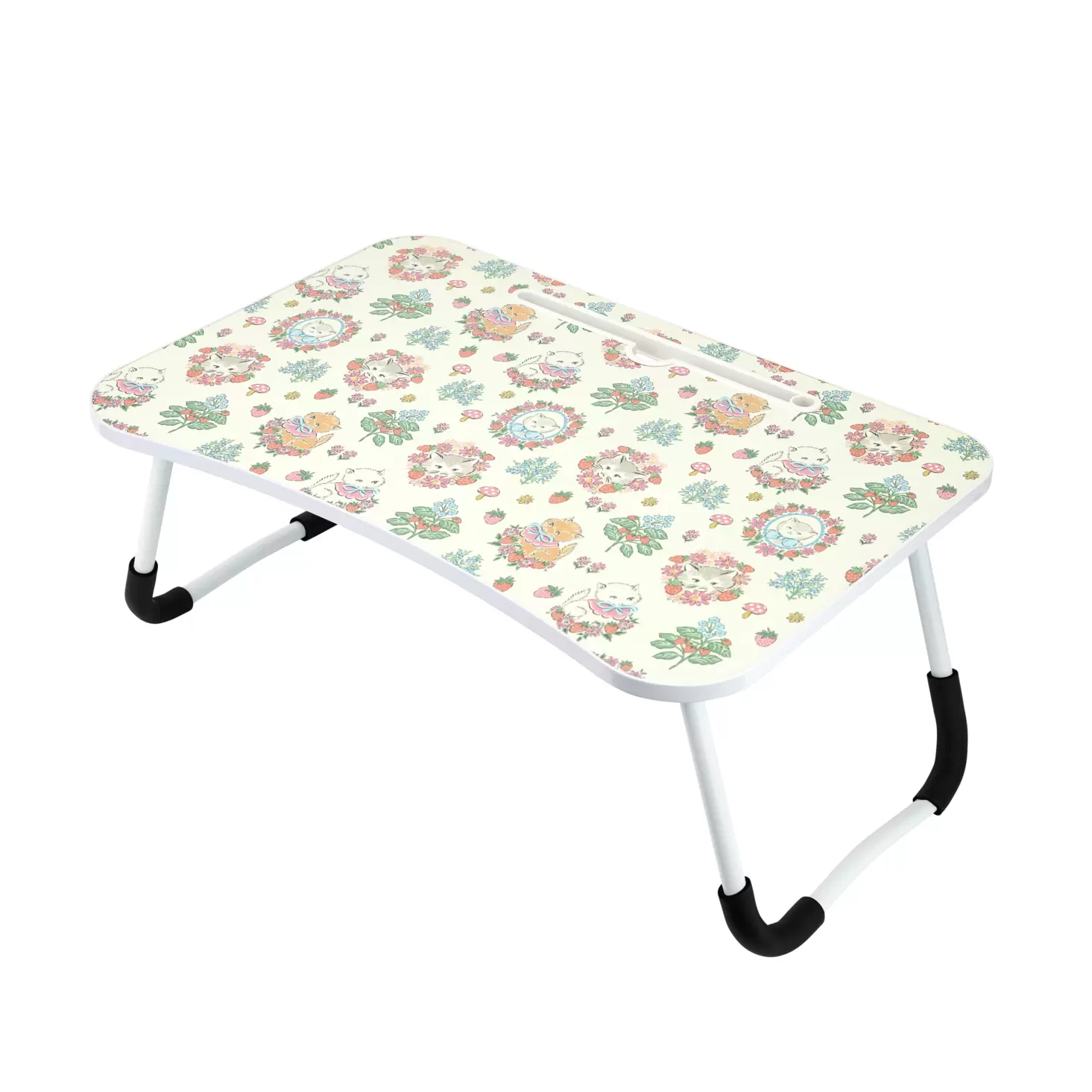 Vintage Kitten Print Lap Desk
