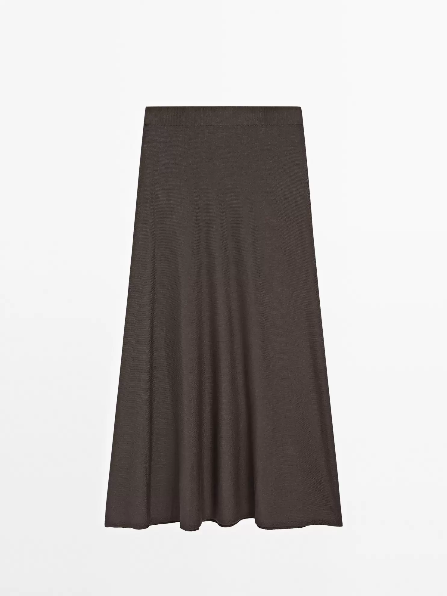 Long flared skirt