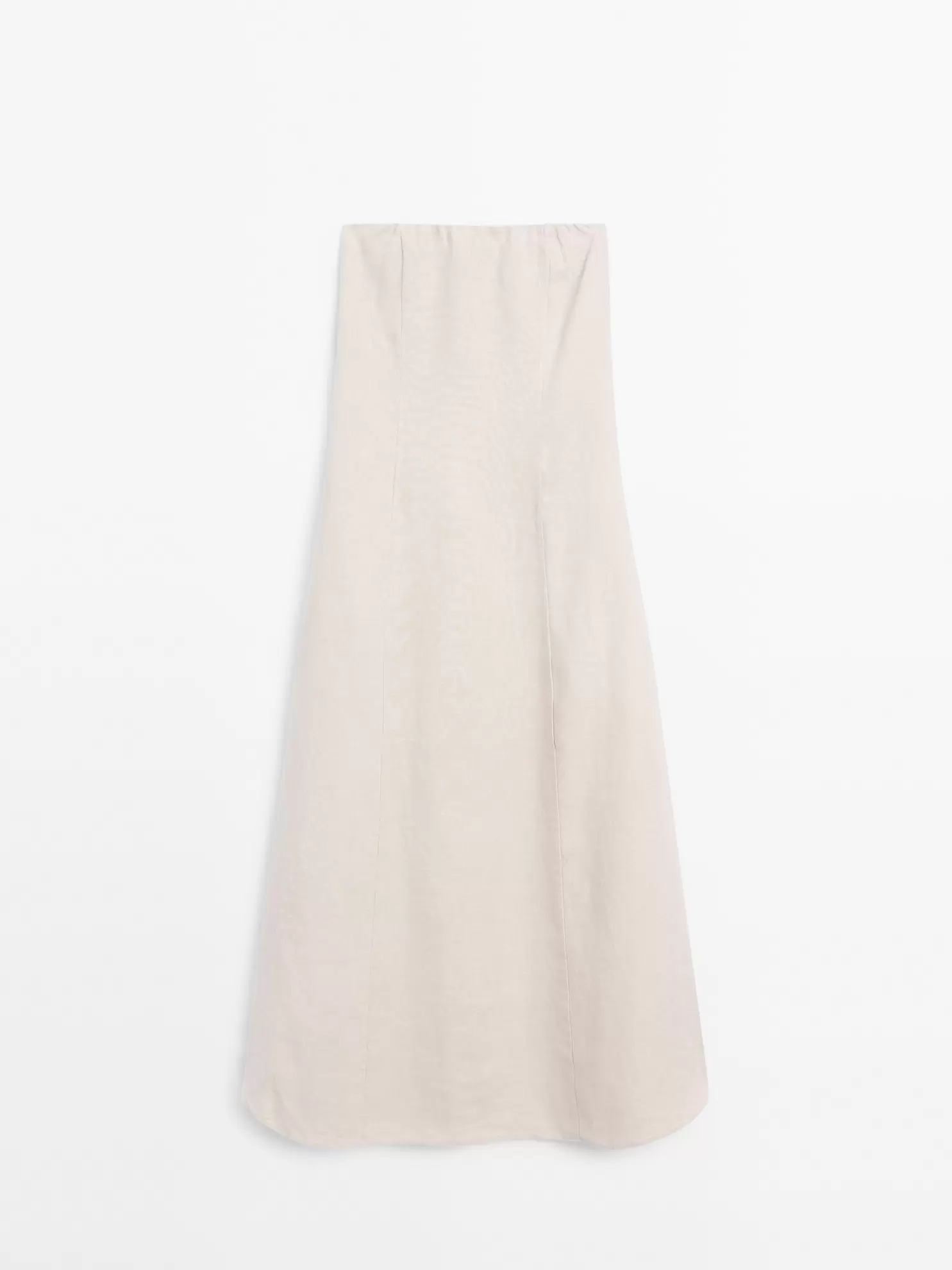 Long strapless dress