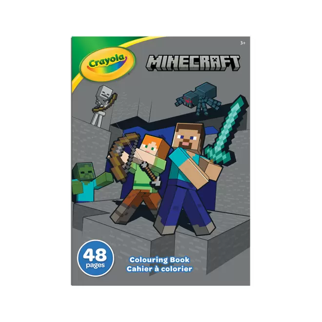 Crayola Colouring Book - 48 Page - Minecraft
