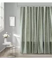 LAUREN TAYLOR SWIRL SHOWER CURTAIN AST 70X72