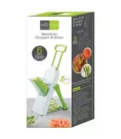 SAFE-SLICER MANDOLINE CHOPPER w/5 BLADES