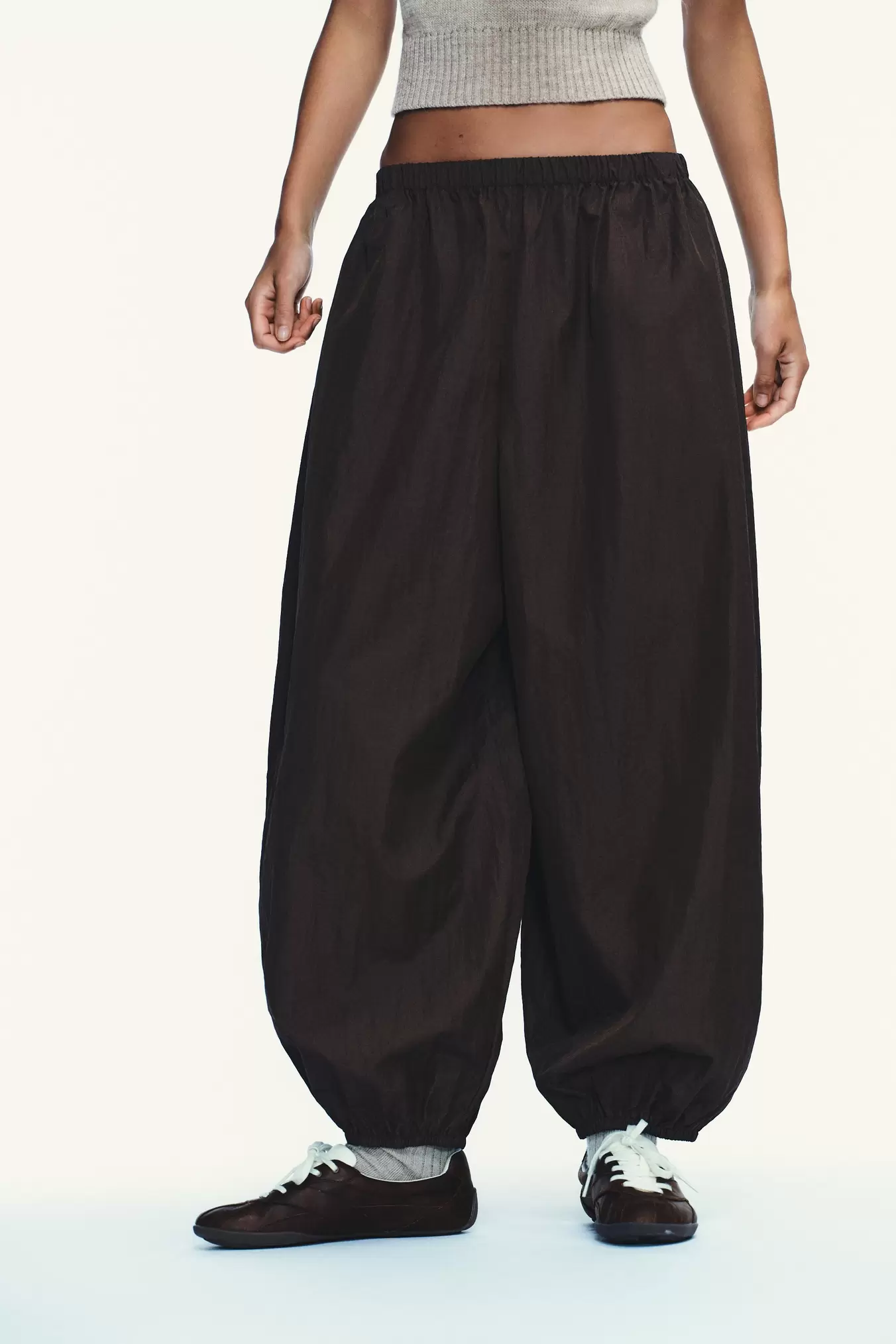 NYLON BALLOON PANTS