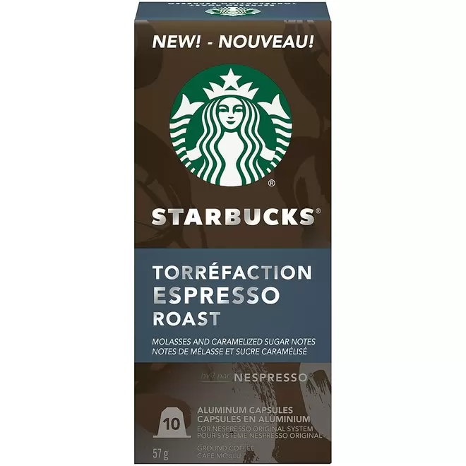Starbucks Nespresso Original System Espresso Capsules - 10 Pack