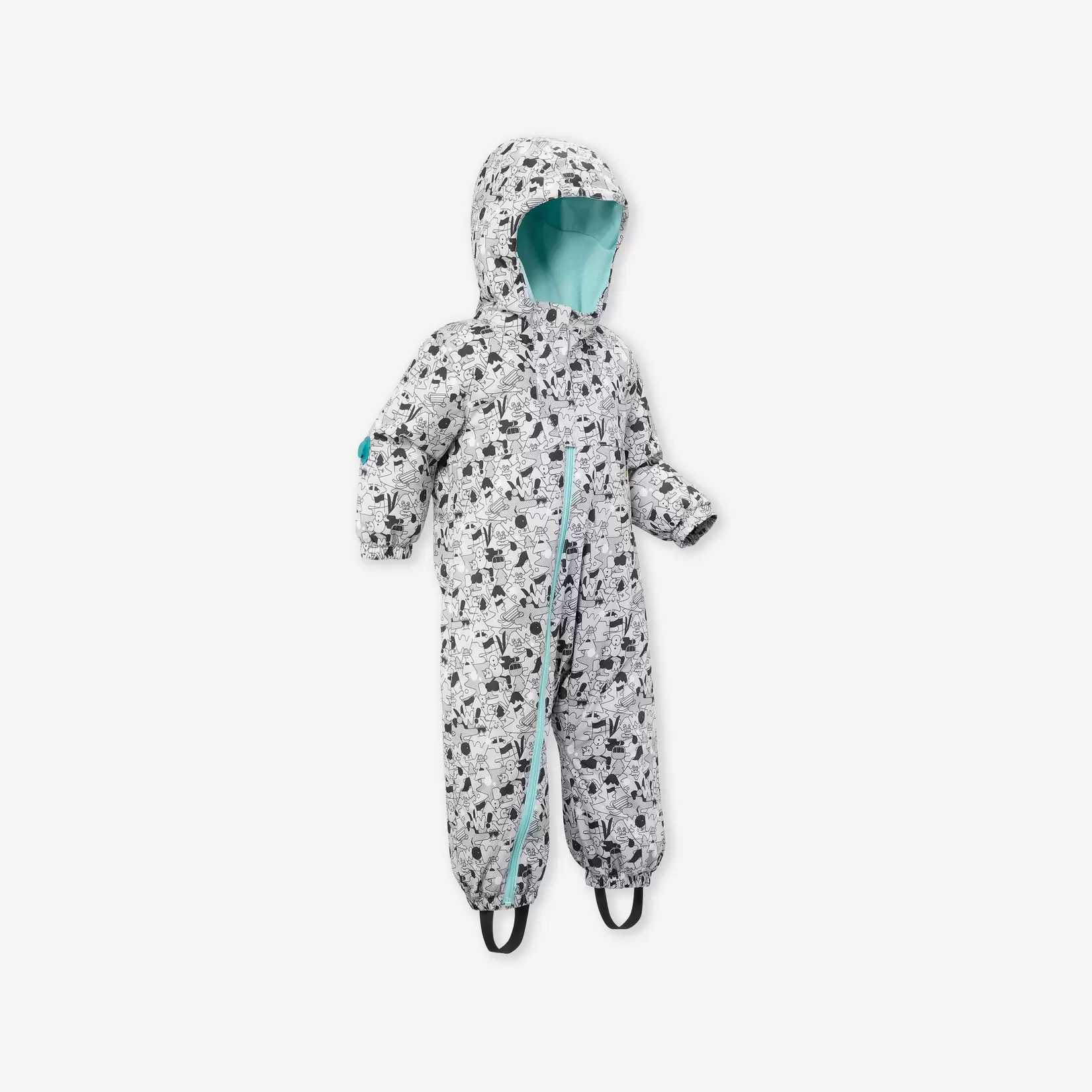 Babies' Warm and Waterproof Snowsuit, 500 Age 12 months-3 years