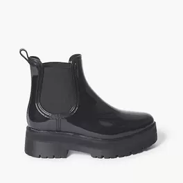 Platform Rain Boots