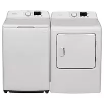 3.7 Cu. Ft. Washer with 6.7 Cu. Ft. Electric Dryer