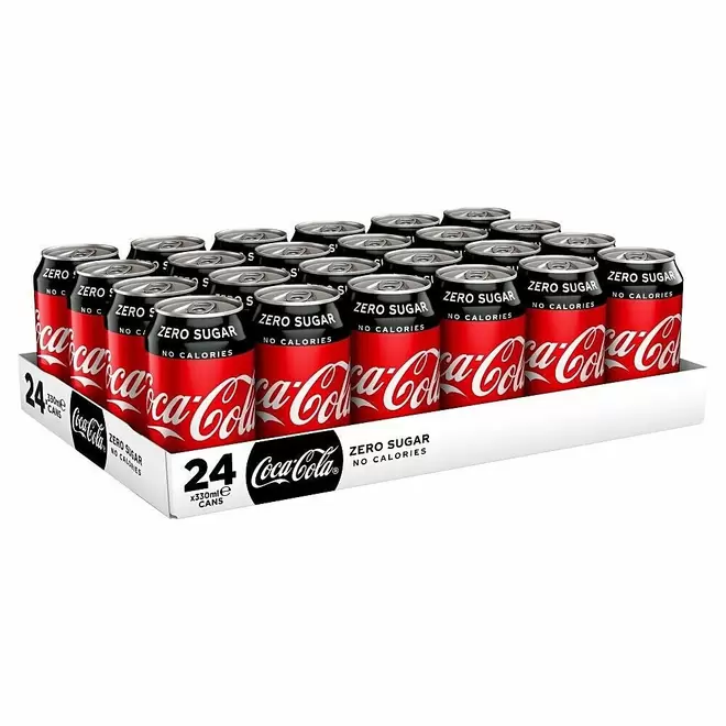 Coca-Cola Zero Sugar - 355mL Cans - 24 Pack