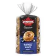 Dempster's Signature Bagels Blueberry Flavour Large Size 5 Bagels Sliced 450 g
