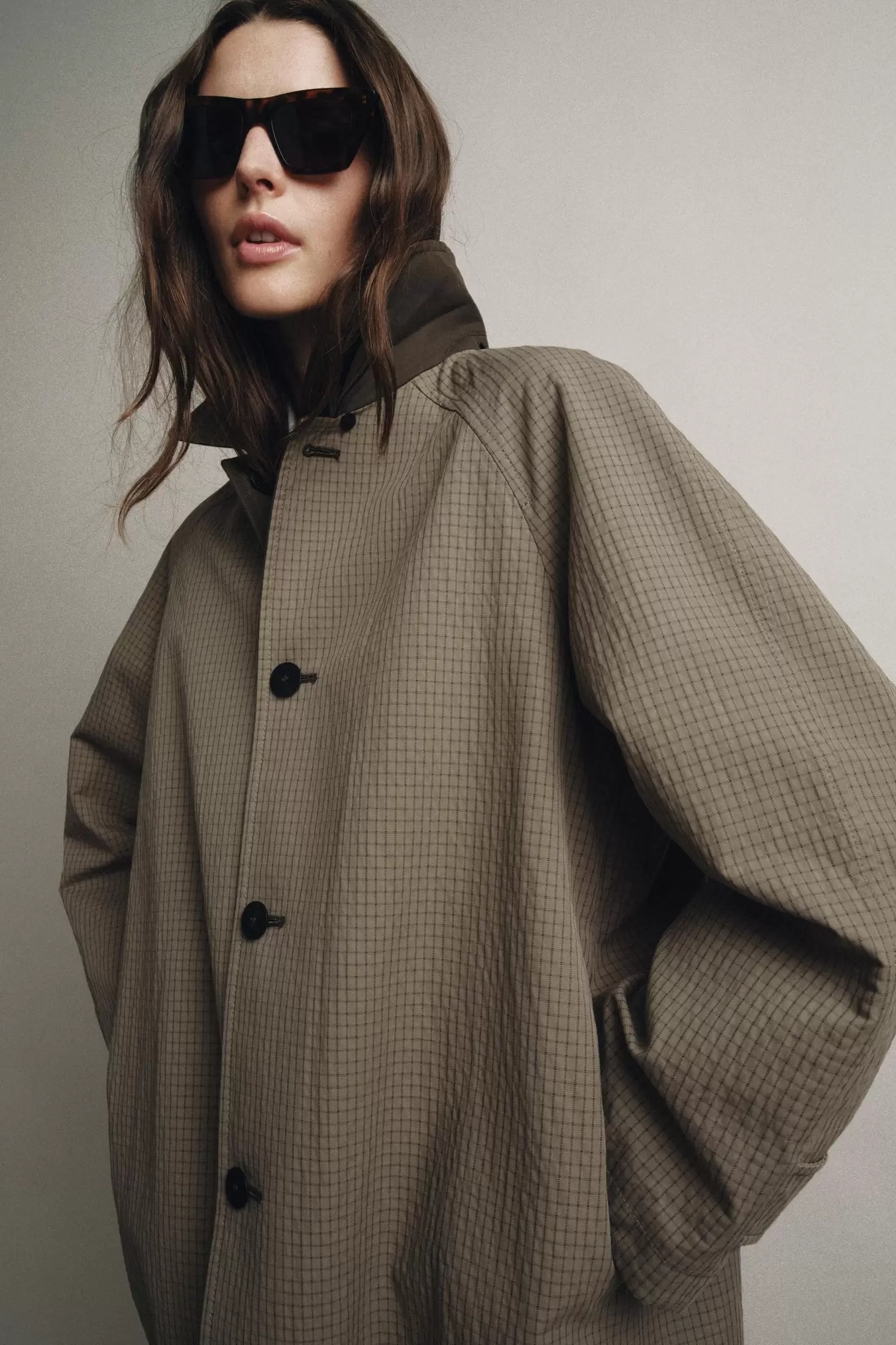 ZW COLLECTION LIMITED EDITION REVERSIBLE FAUX FUR COLLAR TRENCH COAT