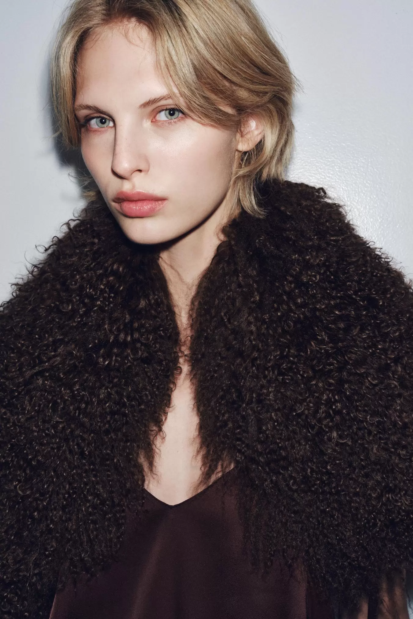 FUR LEATHER COLLAR