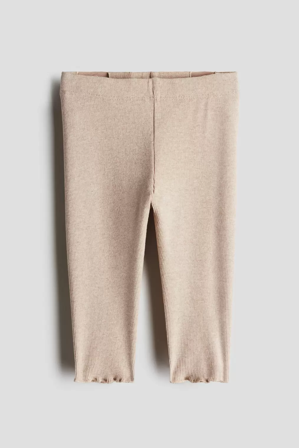 Ribbed Cotton Leggings