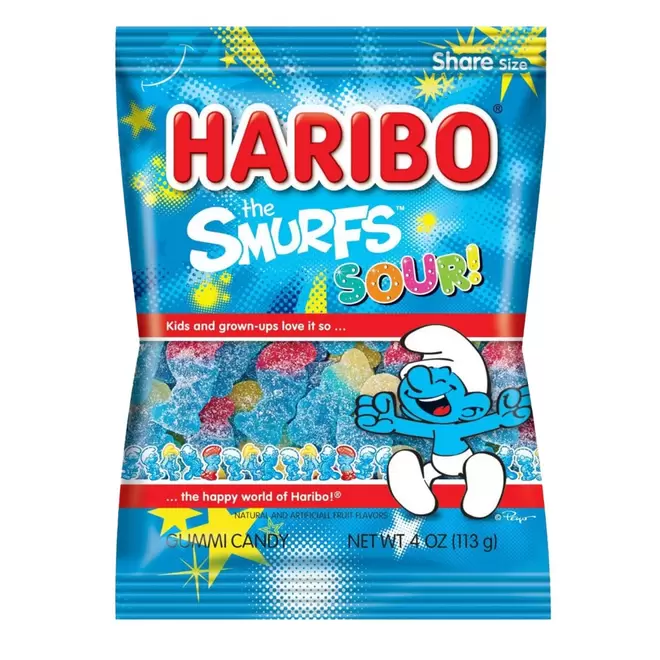 Haribo Smurfs Sour - 113 g