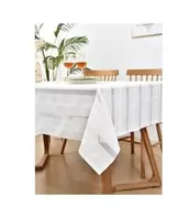 TUSCANY JACQUARD EMBROIDERED TABLECLOTH IVORY