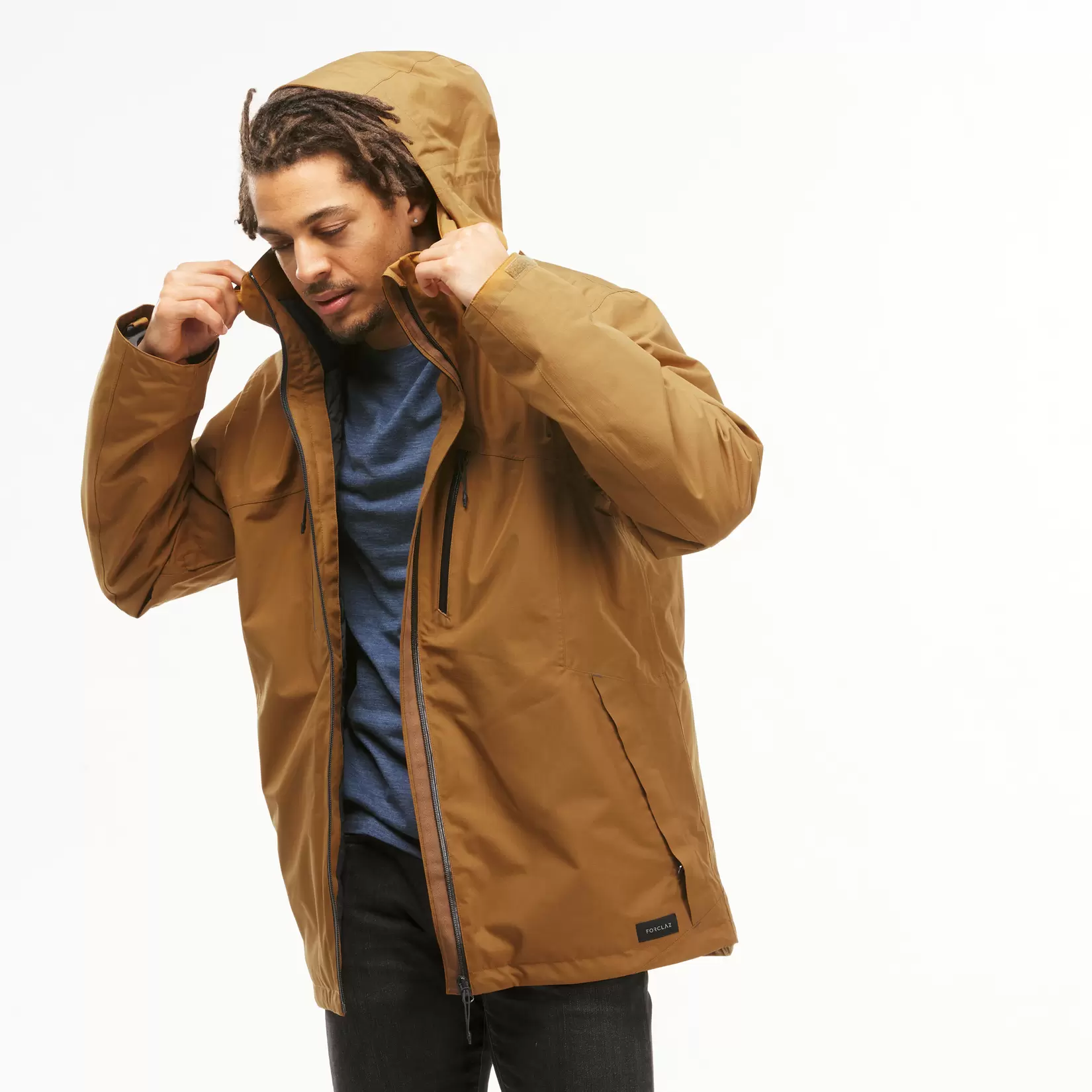Men’s 3-in-1 Waterproof Hiking Jacket, MH 500 Mountain