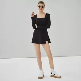 Active Long Sleeve Short Dress