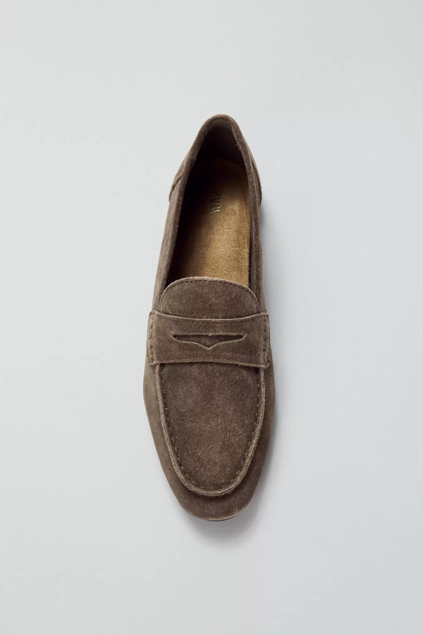 SPLIT LEATHER LOAFERS