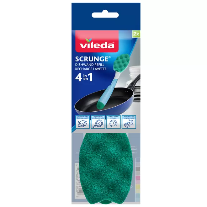 Vileda Dish Scrunge Refill - 2 Pack