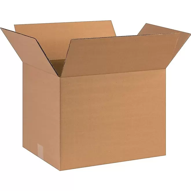 Staples Corrugated Box - 16" L x 12" W x 12" H - Kraft