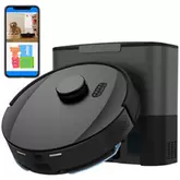 BObsweep UltraVision WiFi Connected Self-Empty Robot Vacuum & Mop - Carbon Steel - Only at Best Buy