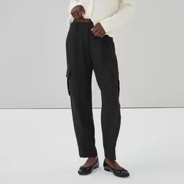 Crepe Cargo Pant
