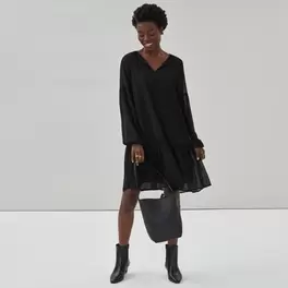 Chiffon Keyhole Dress