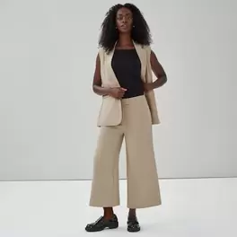 Crepe Culotte Pant