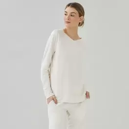 Active Terry V-Neck Pullover