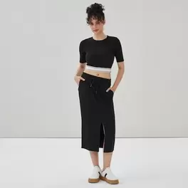 Active Terry Midi Skirt