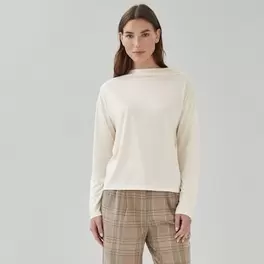 High Neck Long Sleeve Top