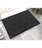 ATLANTA DOOR MAT BLACK 18X30"