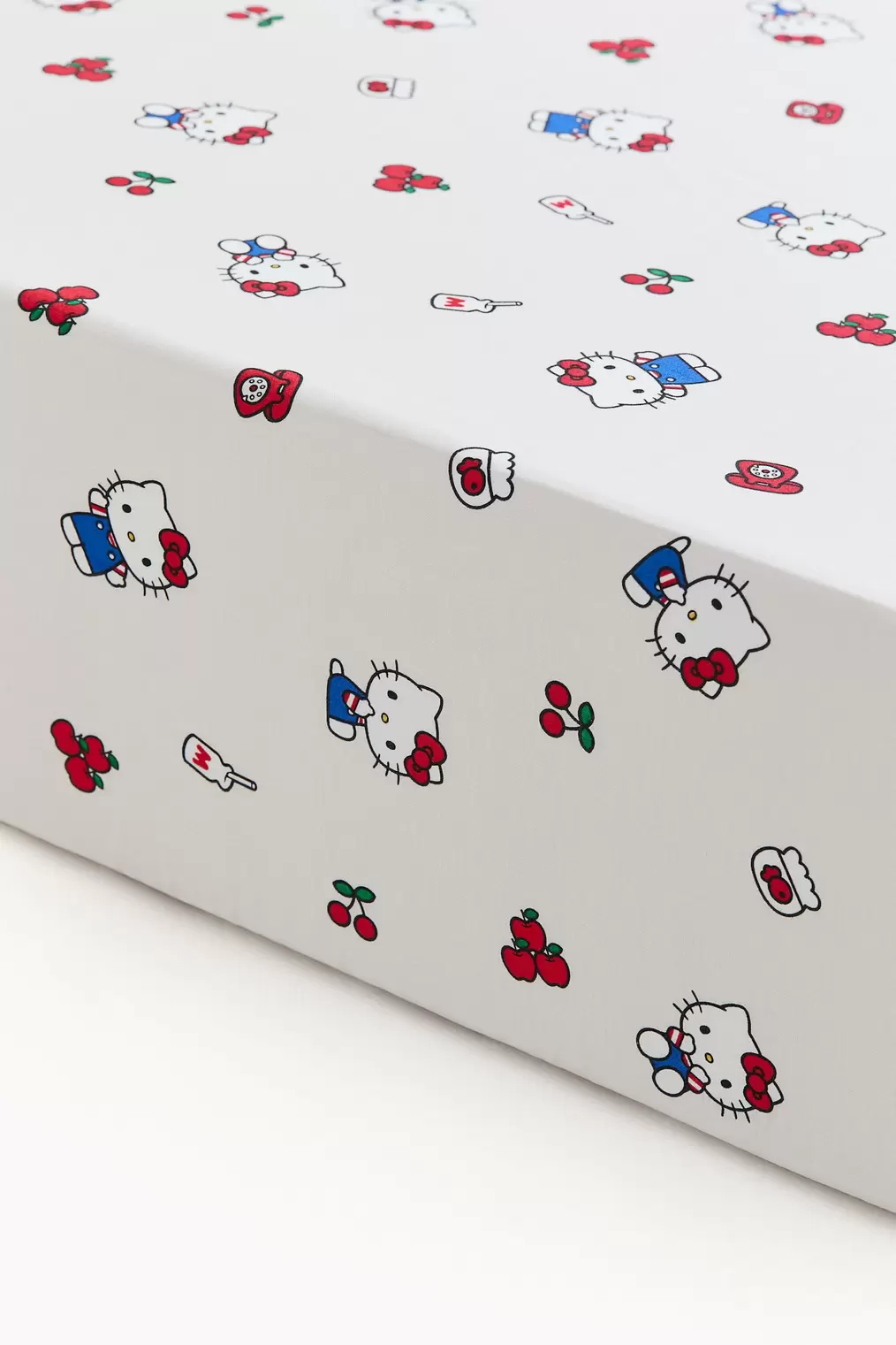 Patterned Cotton Fitted Sheet