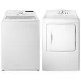 Insignia 4.7 Cu. Ft. High Efficiency Top Load Washer & Electric Dryer