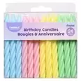 Twinkle Baker Décor Birthday Candles Pastel 24 Pieces