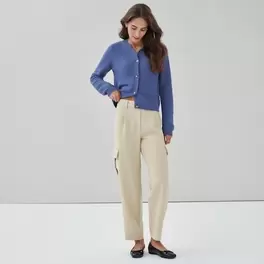 Crepe Cargo Pant