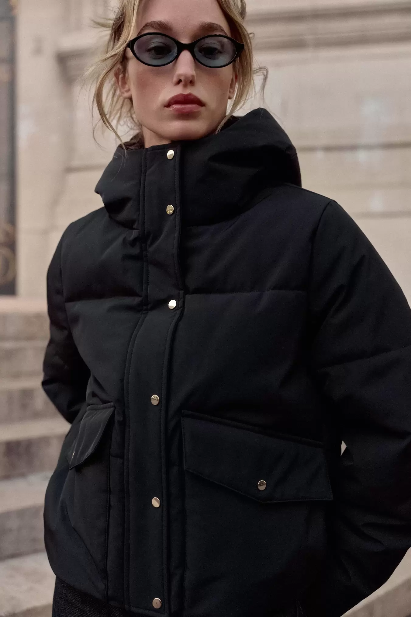 WATER REPELLENT WINDPROOF SHORT HOODIE ANORAK