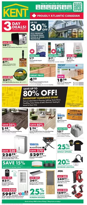 Kent catalogue in Head of Jeddore | Offers for bargain hunters | 2025-08-14T00:00:00.000Z - 2025-08-20T00:00:00.000Z