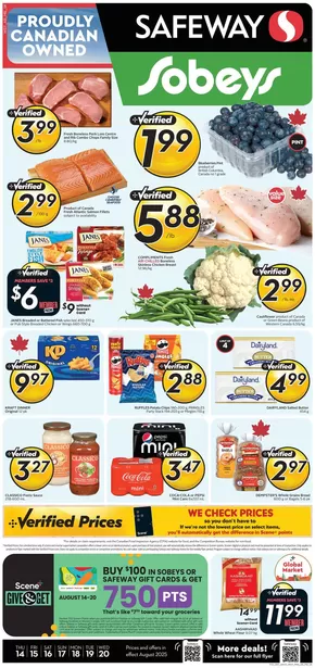 Sobeys catalogue in Head of Jeddore | Discover attractive offers | 2025-08-14T00:00:00.000Z - 2025-08-20T00:00:00.000Z