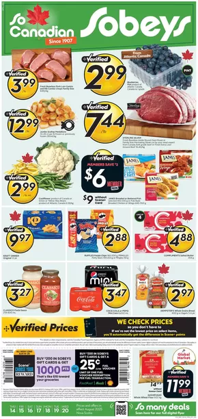 Sobeys catalogue in Winnipeg | Attractive special offers for everyone | 2025-08-14T00:00:00.000Z - 2025-08-20T00:00:00.000Z