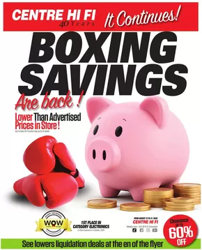 Centre Hi-Fi catalogue in Miramichi | Weekly Flyer | 2025-08-15T00:00:00.000Z - 2025-08-21T00:00:00.000Z