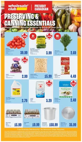 Wholesale Club catalogue in Owen Sound | Great offer for bargain hunters | 2025-08-14T00:00:00.000Z - 2025-08-27T00:00:00.000Z