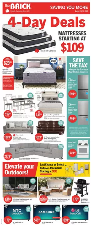 The Brick catalogue in Lethbridge | Weekly Flyer | 2025-08-15T00:00:00.000Z - 2025-08-27T00:00:00.000Z