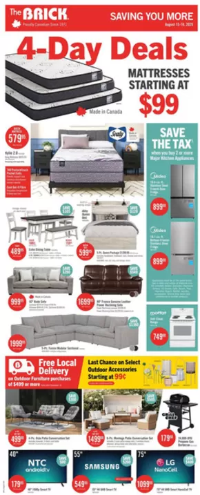 The Brick catalogue | Save now with our deals | 2025-08-15T00:00:00.000Z - 2025-08-27T00:00:00.000Z