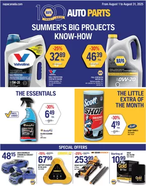 NAPA Auto Parts catalogue in Saguenay | Summer's big projects know-how | 2025-08-19T00:00:00.000Z - 2025-08-31T00:00:00.000Z